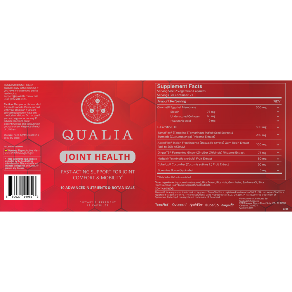 Product image for Qualia Joint Health.
