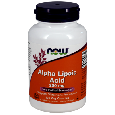 Alpha Lipoic Acid 250mg 120 capsules
