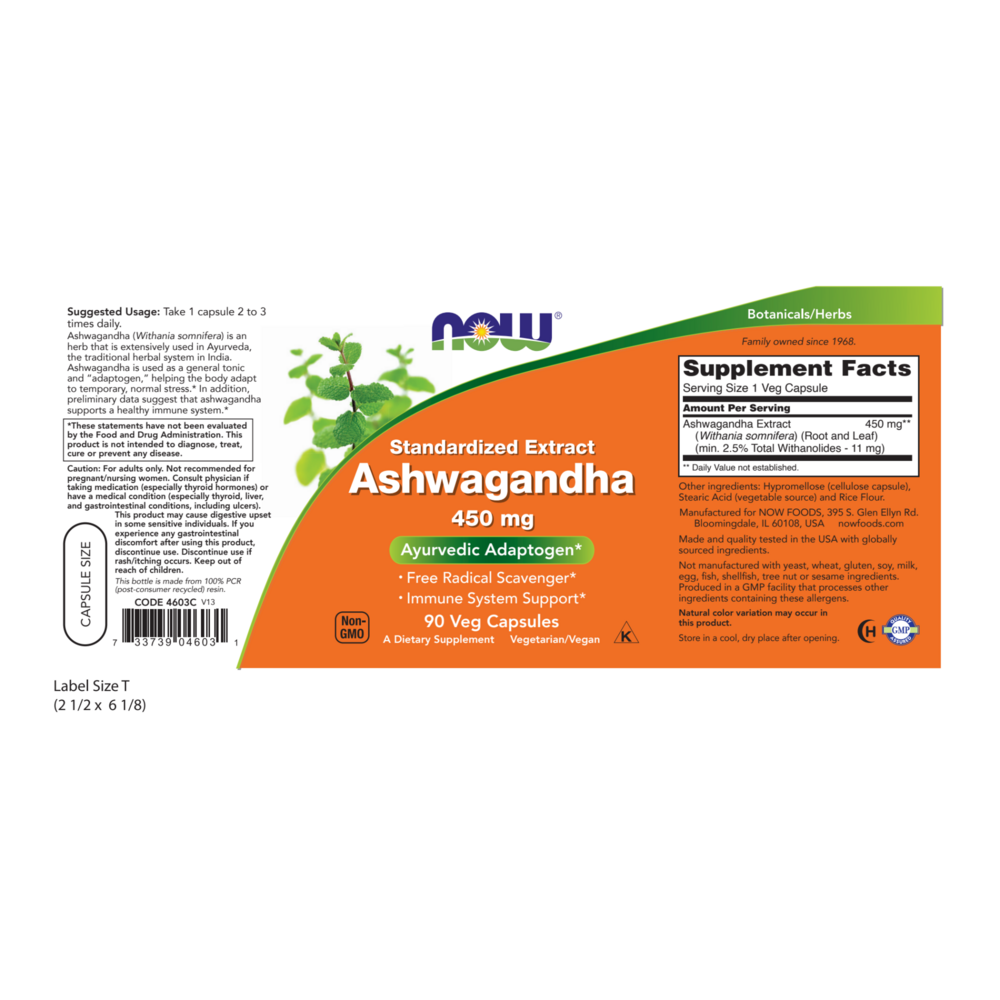 Product image for Ashwagandha Extract 450mg.