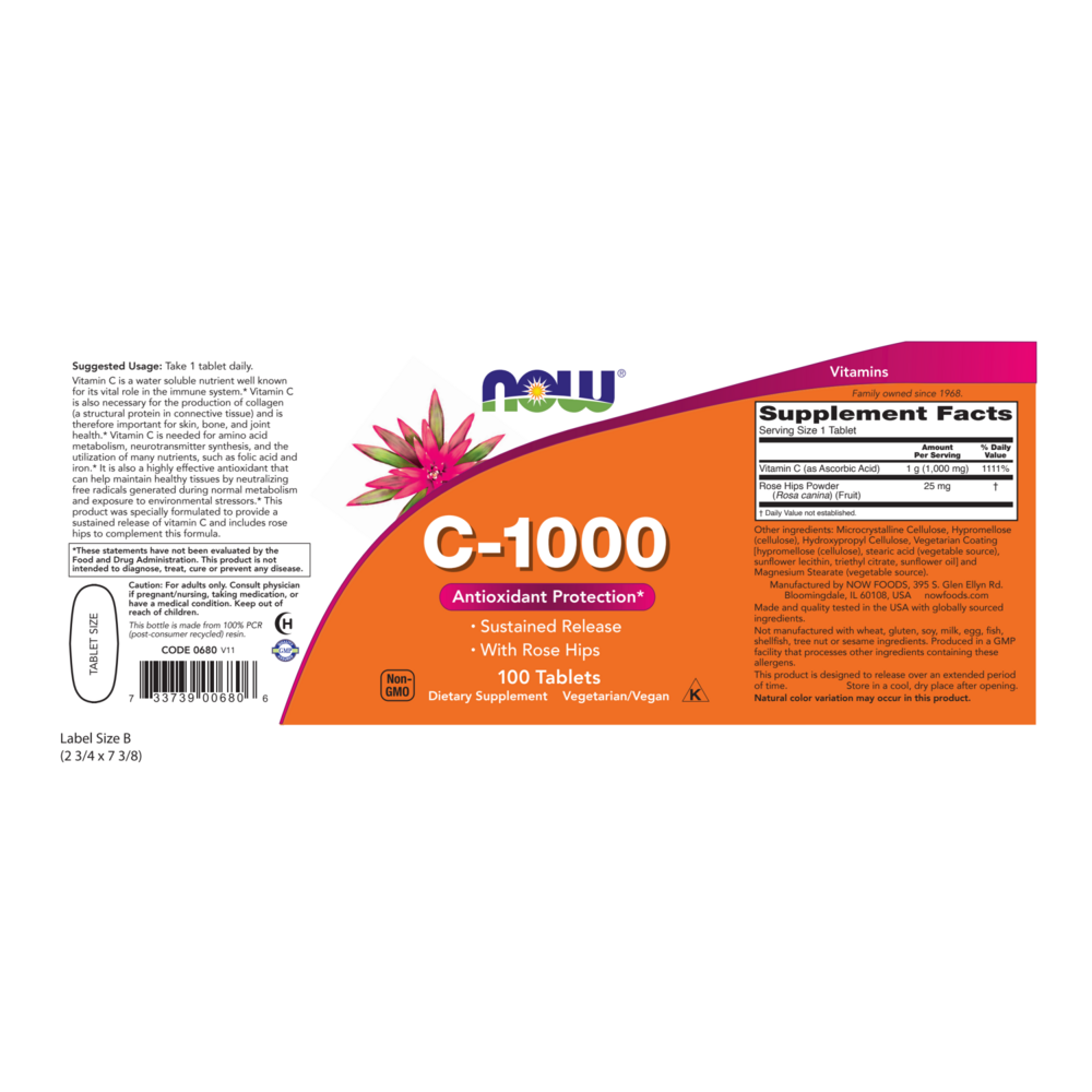 Product image for C-1000 Tablets.