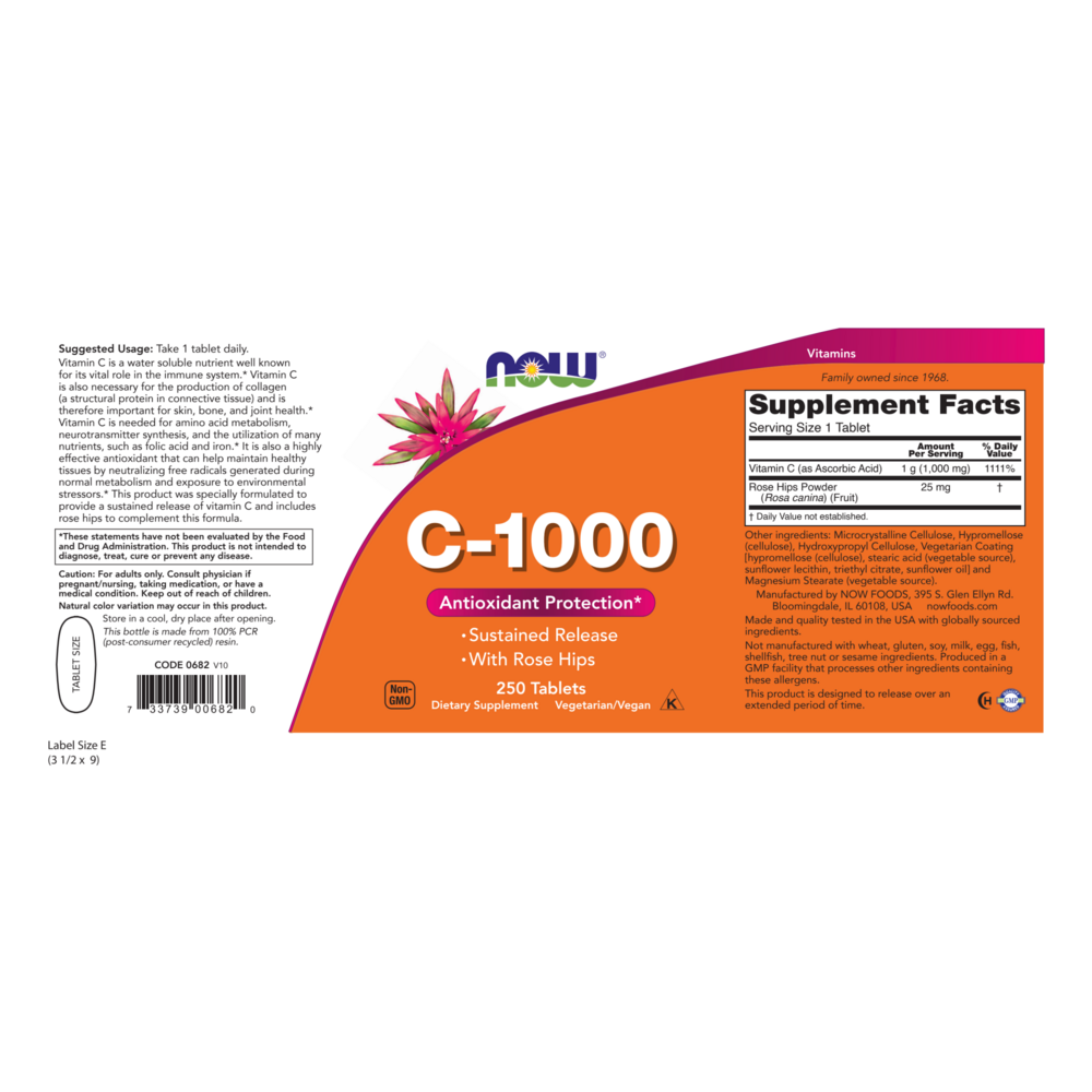 Product image for C-1000 Tablets.