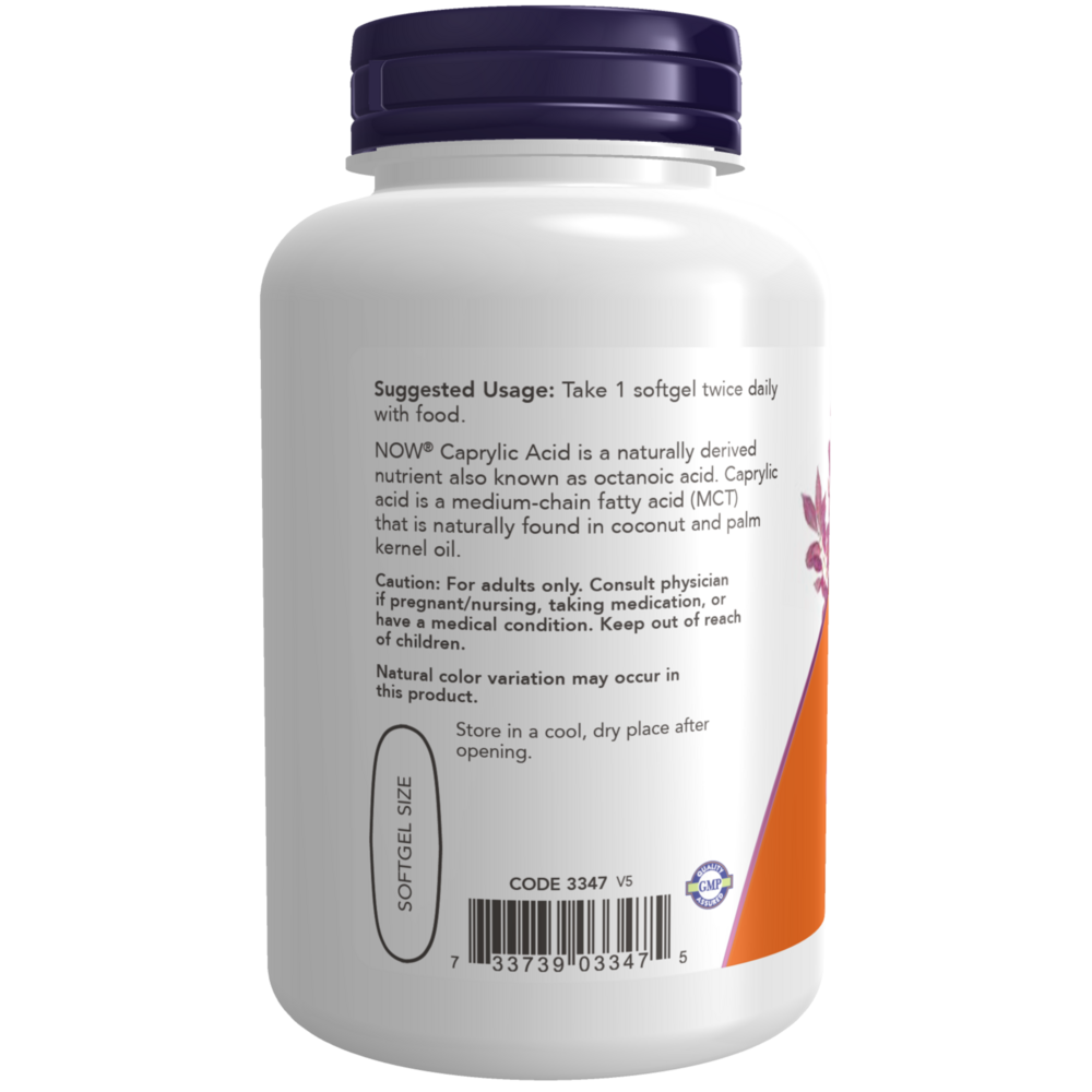 Product image for Caprylic Acid 600mg.