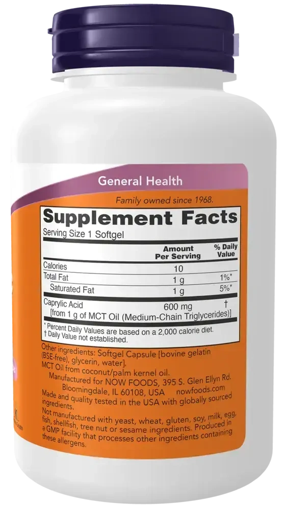 Product image for Caprylic Acid 600mg.
