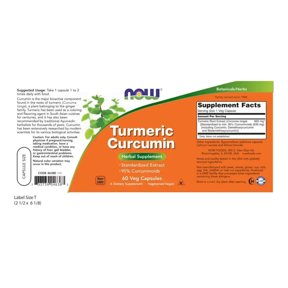 Product image for Turmeric Curcumin.