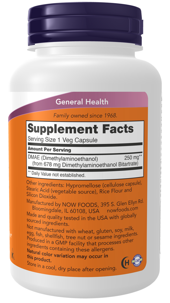 Product image for DMAE 250mg.