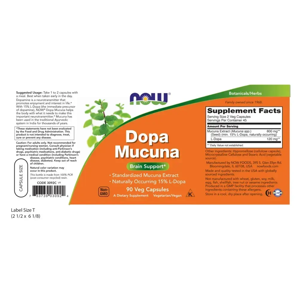 Product image for Dopa Mucuna.
