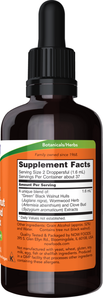 Product image for Fresh Green Black Walnut Wormwood Complex Liquid.
