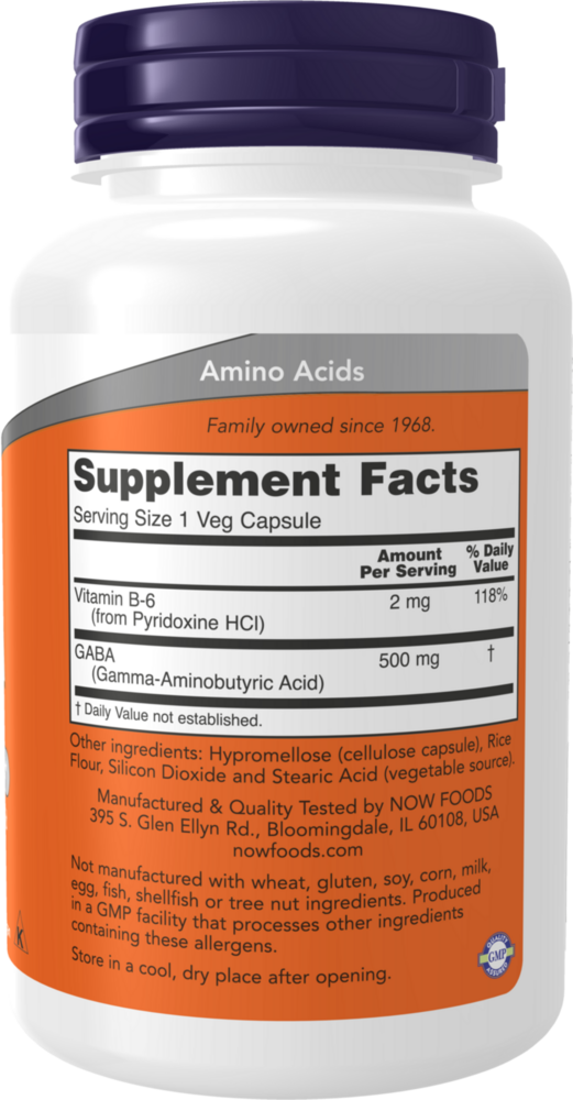 Product image for GABA 500mg.