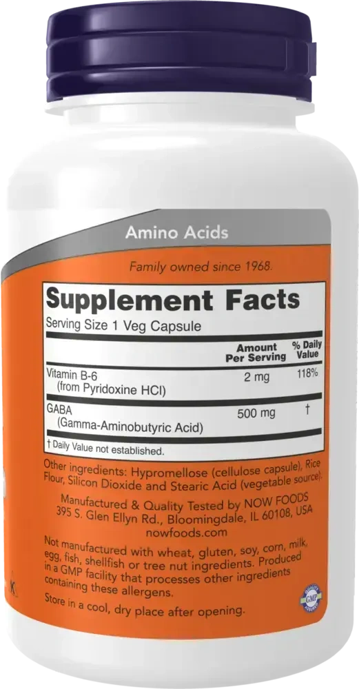 Product image for GABA 500mg.