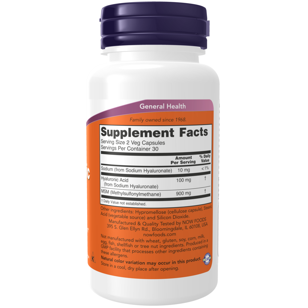Product image for Hyaluronic Acid w&#x2F; MSM.