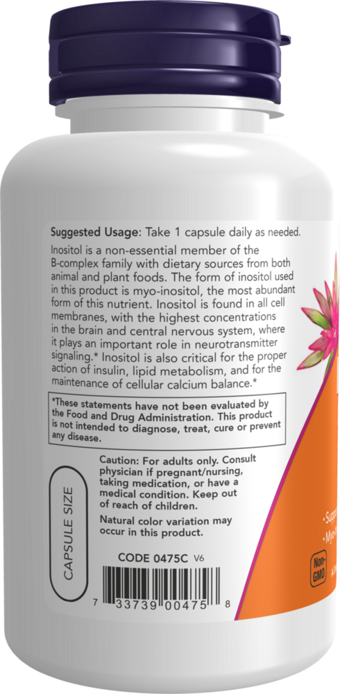 Product image for Inositol 500mg.