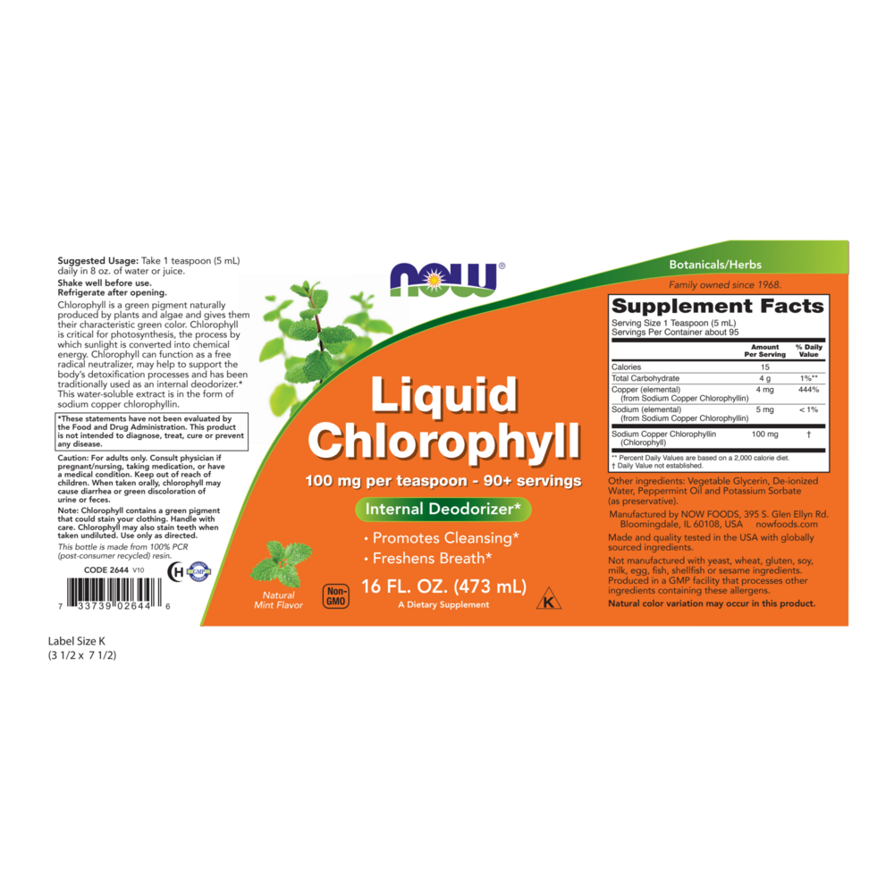 Product image for Liquid Chlorophyll.