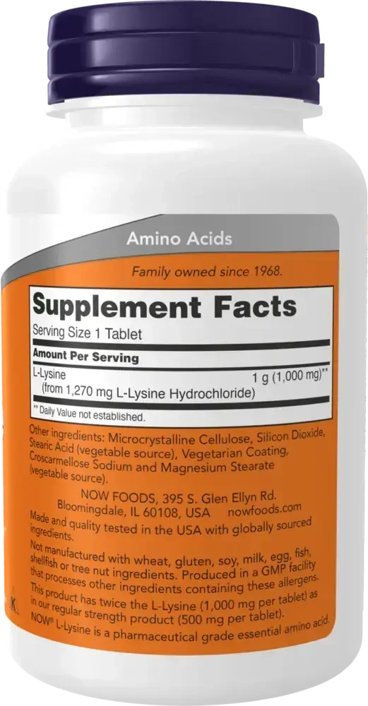 Product image for L-Lysine 1000mg.