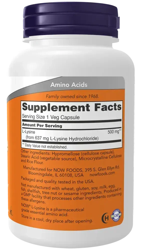 Product image for L-Lysine 500mg.
