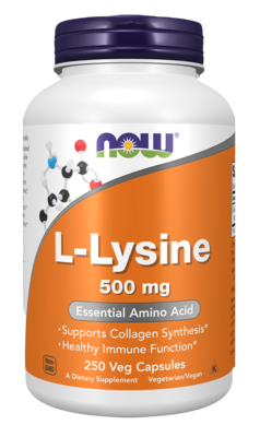 L-Lysine 500mg 250 capsules