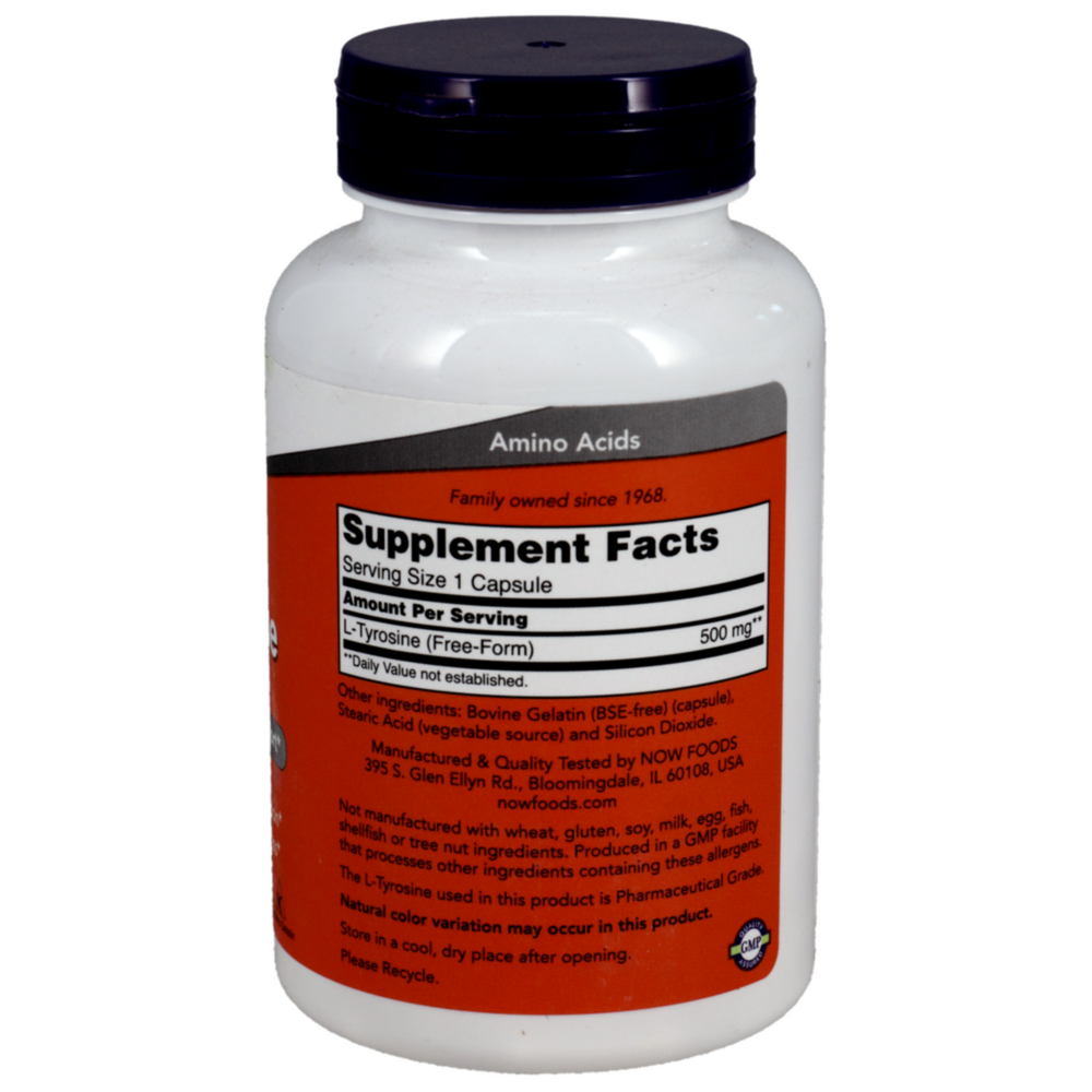Product image for L-Tyrosine 500mg.