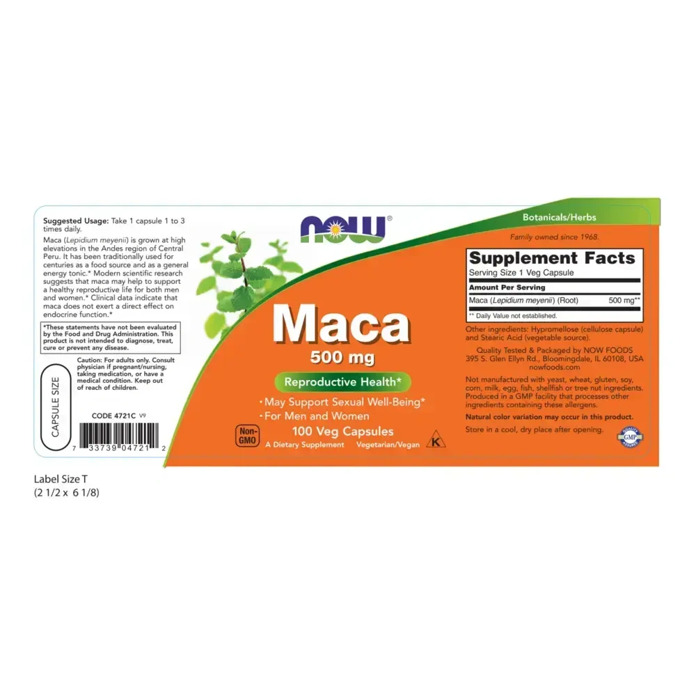 Product image for Maca 500mg.