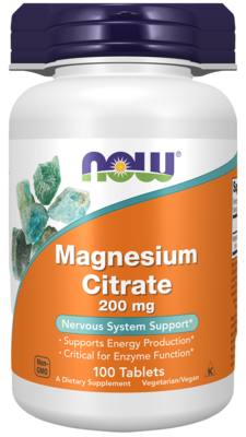 Magnesium Citrate 200mg 100 tablets