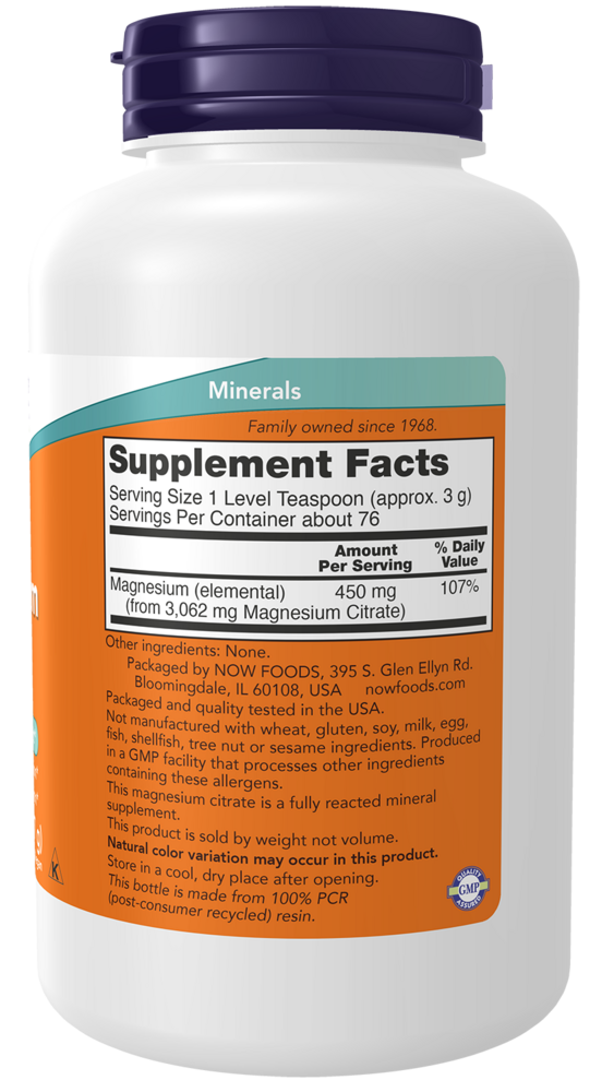 Product image for Magnesium Citrate Pure Powder.