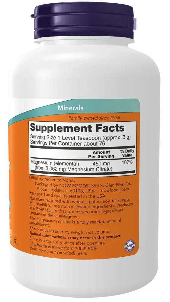 Product image for Magnesium Citrate Pure Powder.