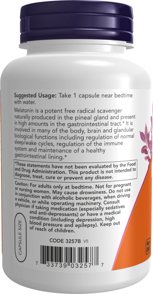 Product image for Melatonin 3mg.