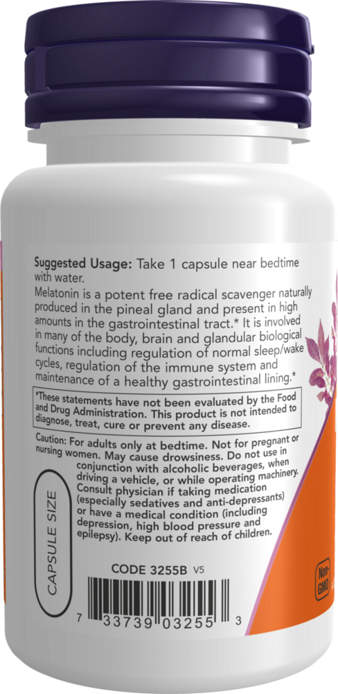 Product image for Melatonin 3mg.