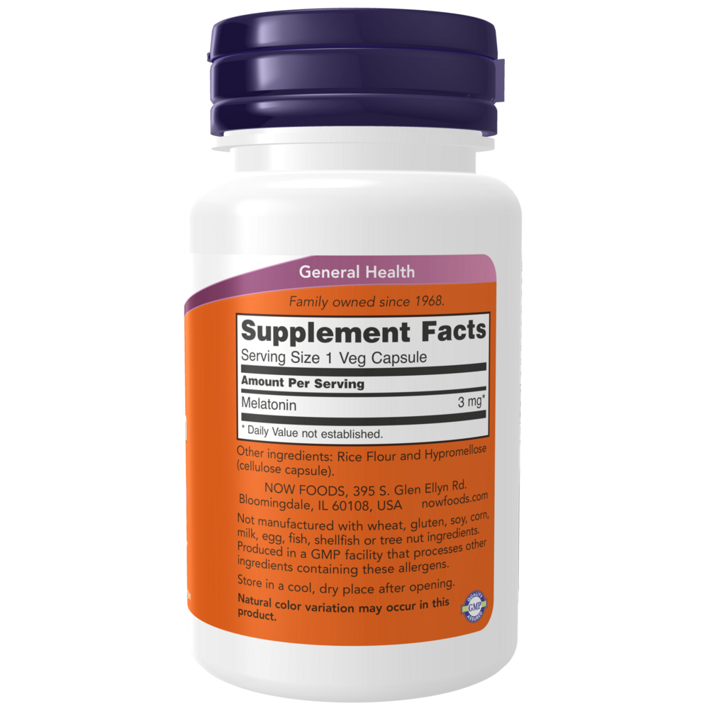 Product image for Melatonin 3mg.