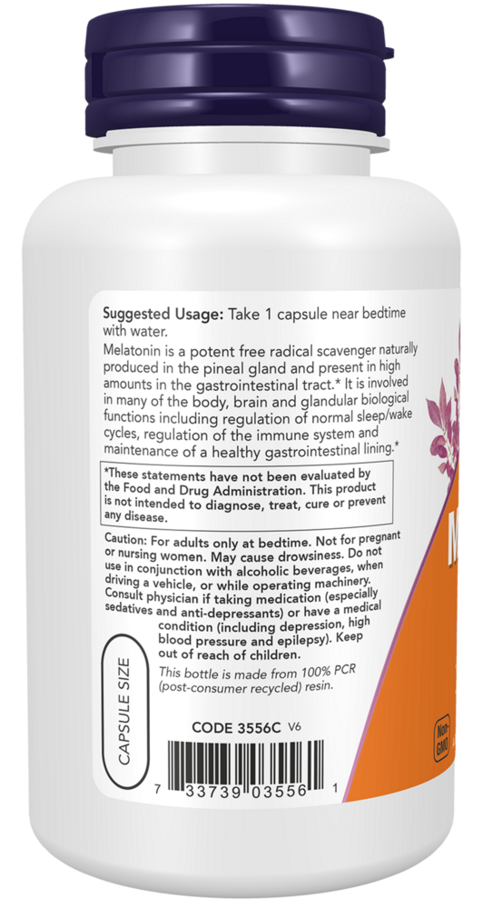 Product image for Melatonin 5mg.