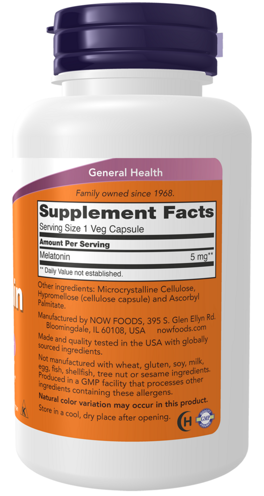 Product image for Melatonin 5mg.