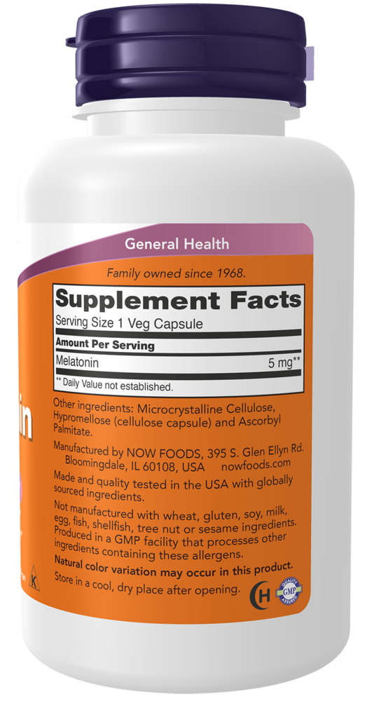 Product image for Melatonin 5mg.