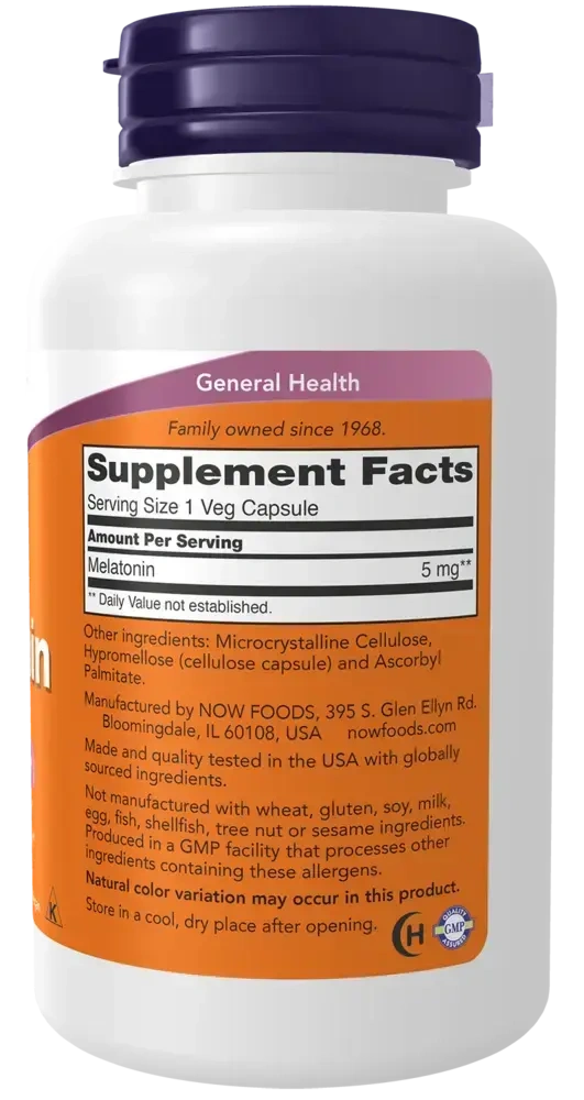 Product image for Melatonin 5mg.