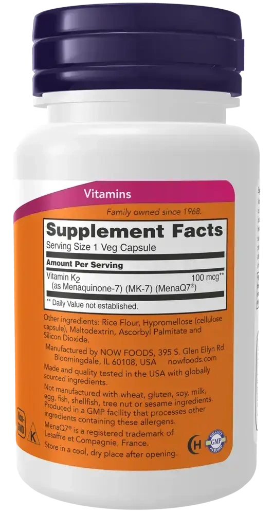 Product image for MK-7 Vitamin K-2 100mcg.