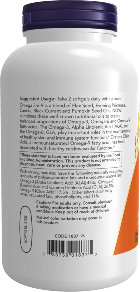 Product image for Omega 3-6-9 1000mg.