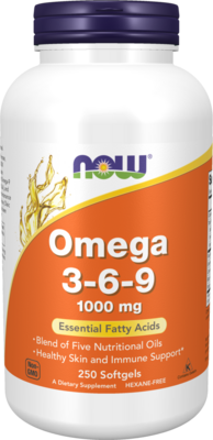 Omega 3-6-9 1000mg 250 Softgels