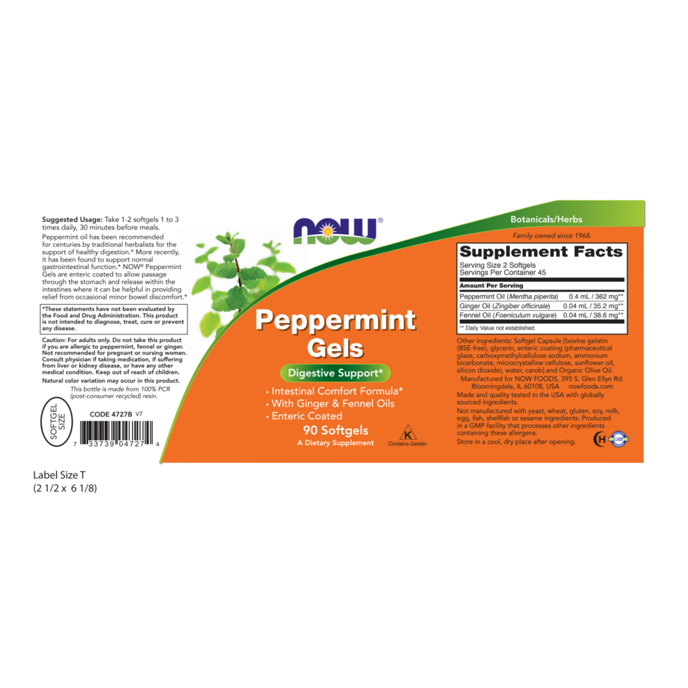 Product image for Peppermint Gels.