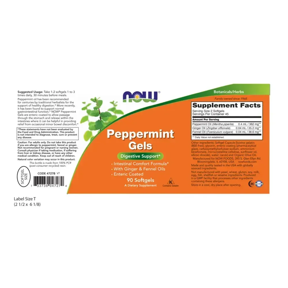 Product image for Peppermint Gels.
