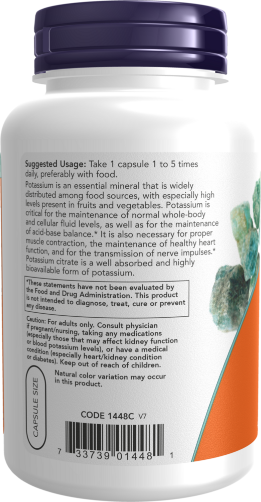 Product image for Potassium Citrate 99mg.