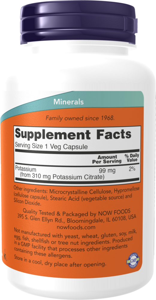 Product image for Potassium Citrate 99mg.