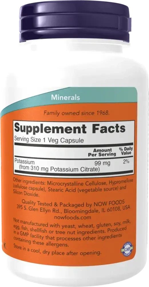 Product image for Potassium Citrate 99mg.