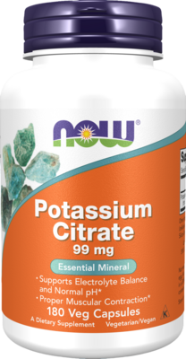 Potassium Citrate 99mg 180 capsules