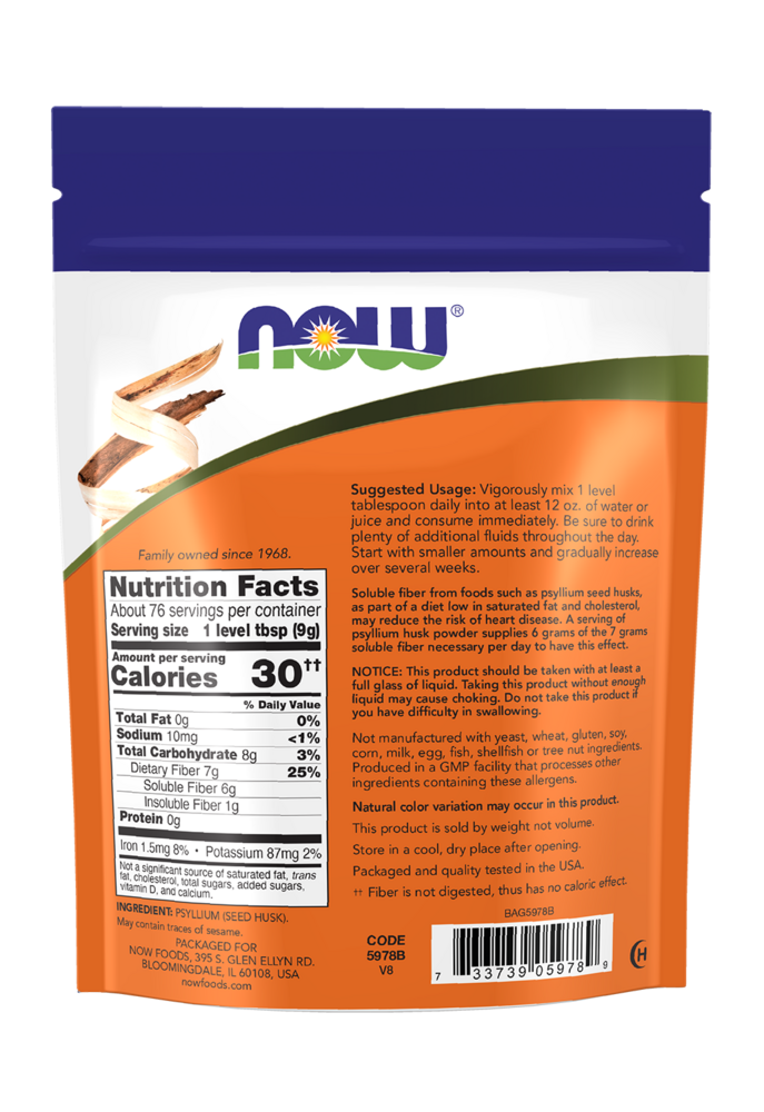 Product image for Psyllium Husk Powder.