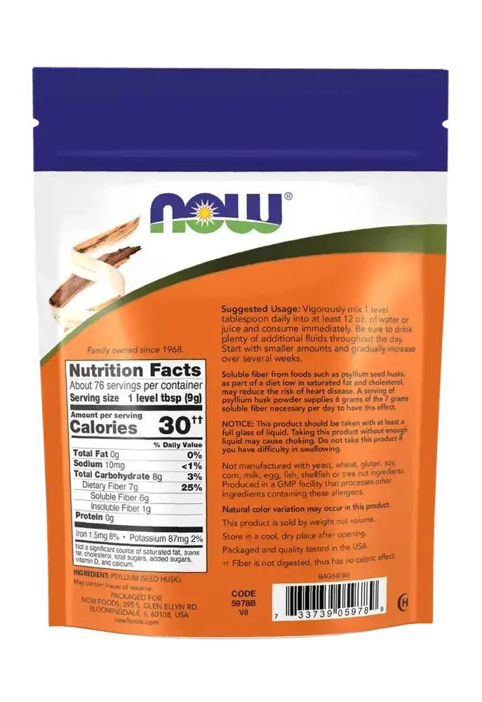 Product image for Psyllium Husk Powder.