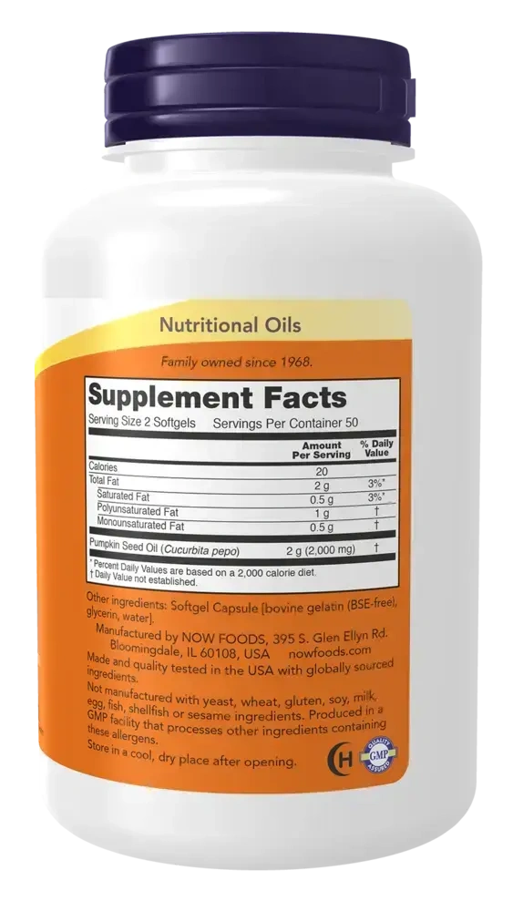 Product image for Pumpkin Seed Oil 1000mg.