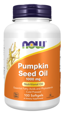 Pumpkin Seed Oil 1000mg 100 Softgel Capsules