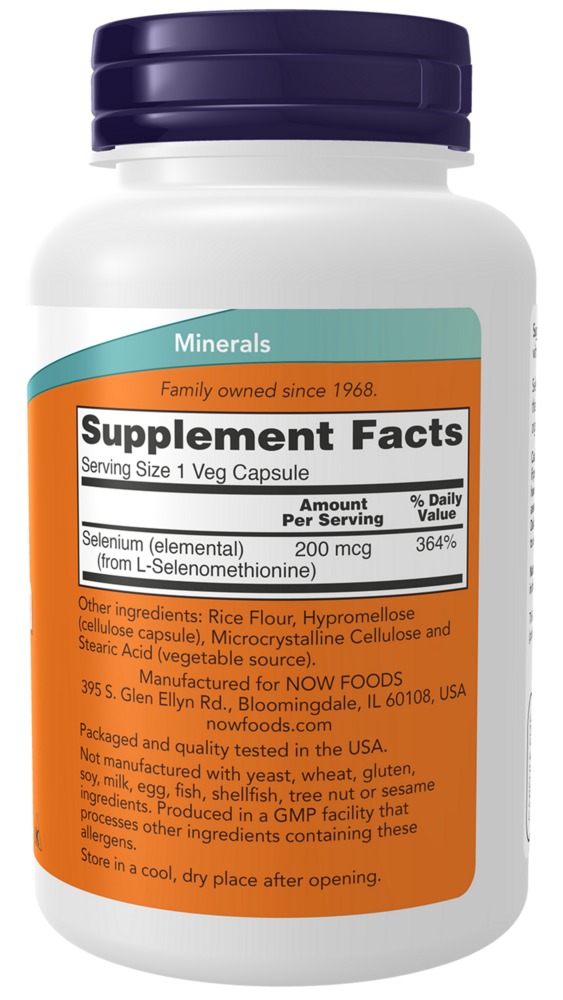 Product image for Selenium 200mcg.