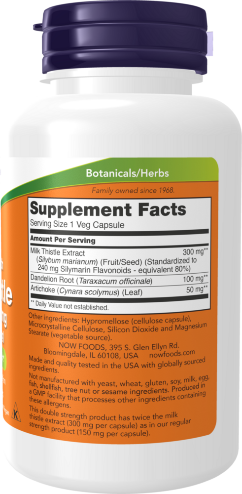 Product image for Silymarian Milk Thistle 300mg.