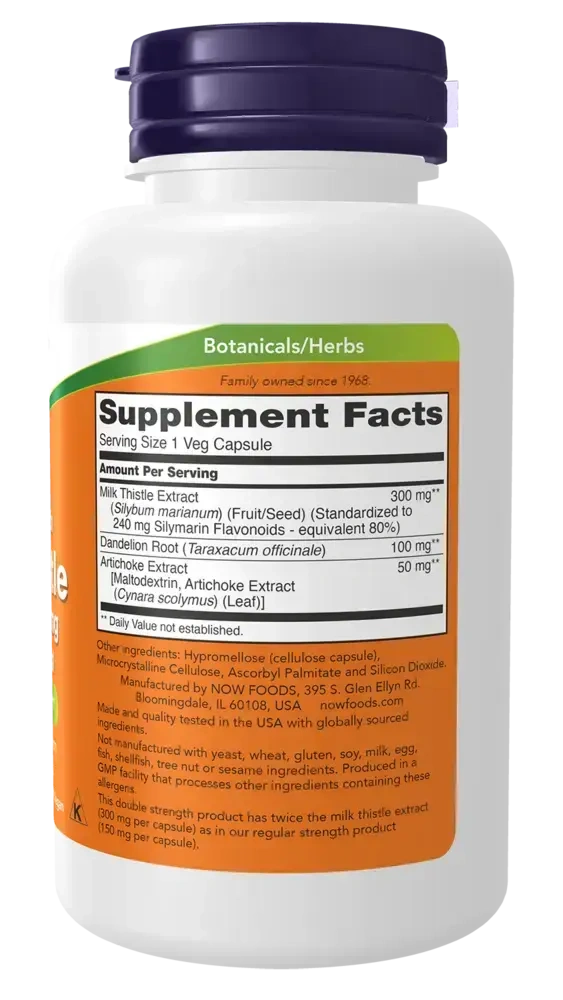 Product image for Double Strength Milk Thistle Extract 300mg.