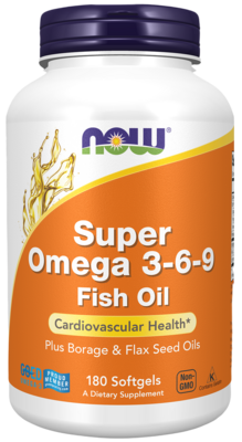 Super Omega 3-6-9 1200mg 180 Softgels