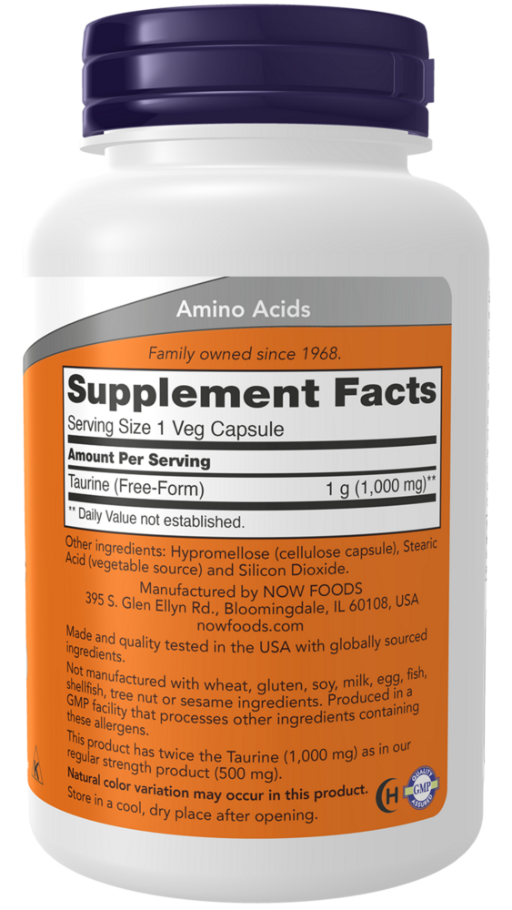 Product image for Taurine 1000mg.