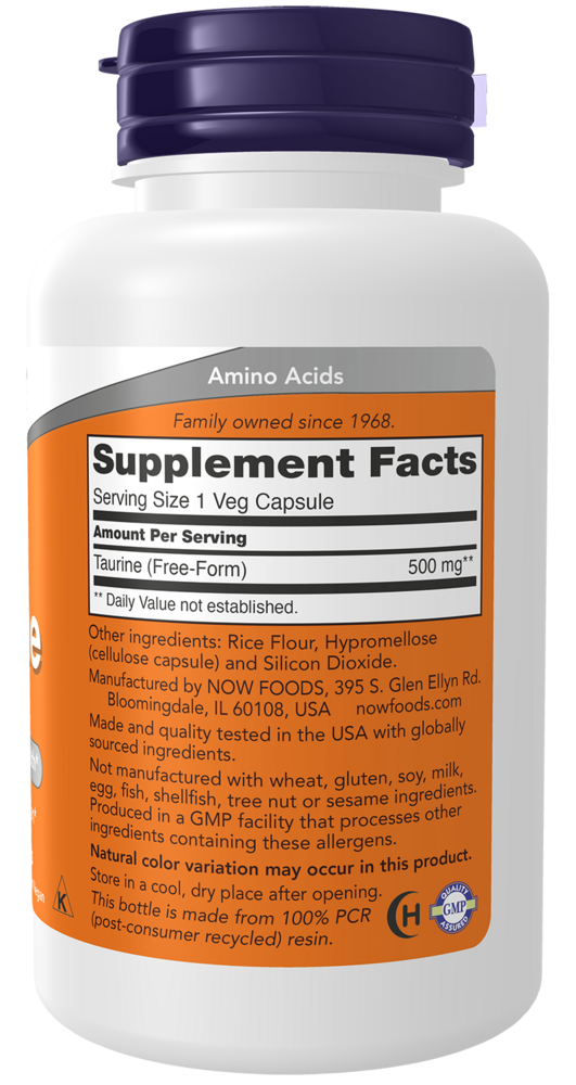 Product image for Taurine 500mg.